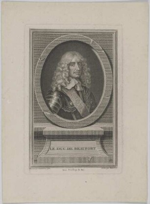 Bildnis des François de Vendôme de Beaufort