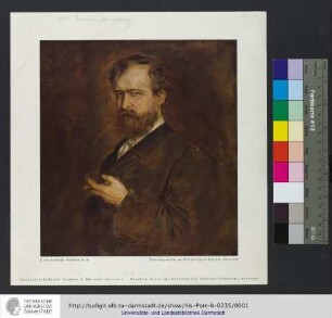 F. von Lenbach: Wilhelm Busch / Originalgemälde im Wilhelm-Busch-Museum, Hannover
