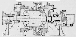 Dampfturbine der Westinghouse Co. : Technikgeschichte | Industrie und Technik | Dampfmaschinen (Abwärmekraftmaschinen, Locomobile)