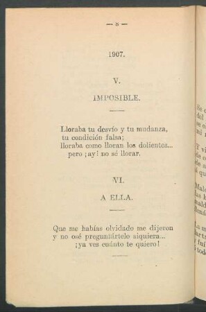 V. - Imposible.