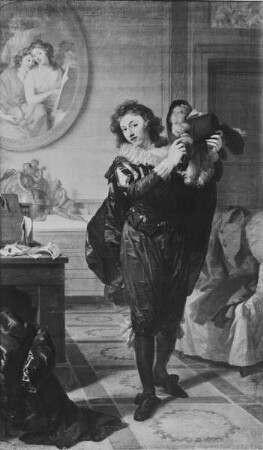 Bildnisse der Herren Chatelain(?) — Herr Chatelain(?) in Kostümierung