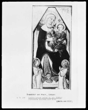 Thronende Madonna mit dem Kinde