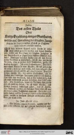Zusatz des ersten Theils
