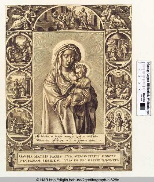 Gaudia matris habes: cum virginitatis honore nec primam similem: visa es nec habere sequentem