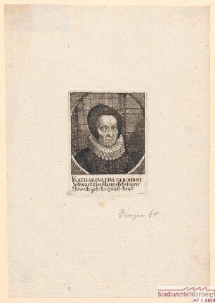 Katharina, Frau des Hans Felwinger, geborene Schwartz; geb. 1569; gest. 1641
