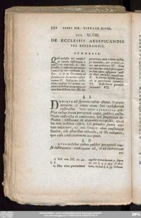 Tit. XLVIII. De Ecclesiis Aedificandis Vel Reparandis.