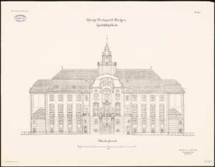 Amtsgericht, Berlin-Pankow: Vorderfront 1:100