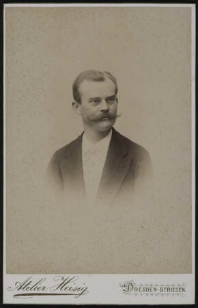 Porträt des Geigers Hermann Jäger