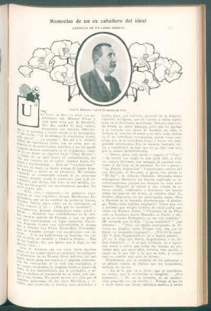 Memorias de un ex caballero del ideal : Capítulo de un libro inédito