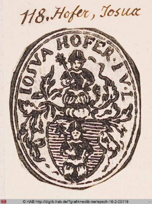 Wappen des Josua Hofer