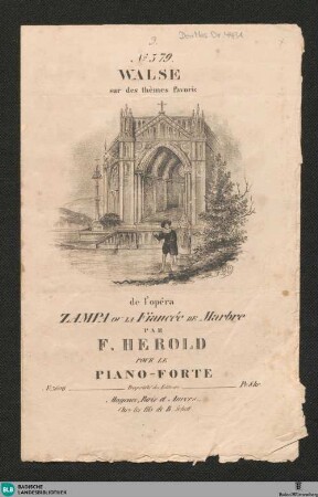 Walse sur des thèmes favoris de l'opéra Zampa ou la Fiancée de Marbre : pour le piano-forte