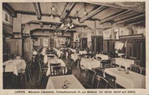 Leipzig: Münchner Löwenbräu, Katharinenstraße 17, am Meßamt