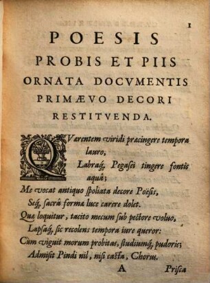 Maphæi S. R. E. Card. Barberini Nvnc Vrbani PP. VIII. Poemata