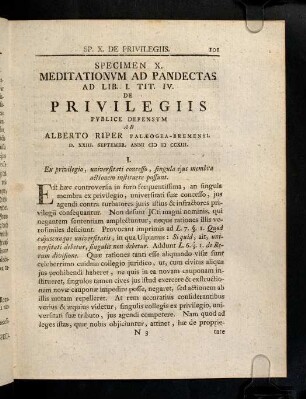 101-132, Ad Lib. I. D. Tit. VI. De Constitutionibus Principum