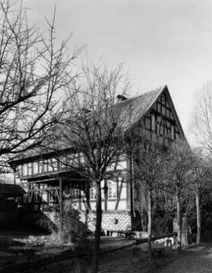 Fachwerkwohnhaus und Wirtschaftsgebäude; Alsfeld, Sielweg 3