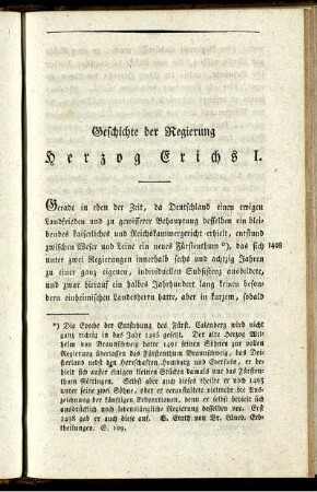 Geschichte der Regierung Herzog Erichs I.