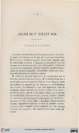 Séance du 1er juillet 1859