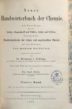 Neues Handwörterbuch der Chemie, 4. Lab - Phenoinsäure