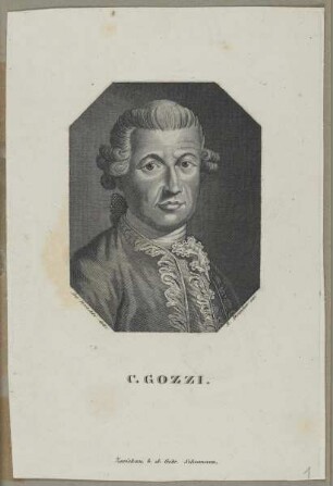Bildnis des C. Gozzi