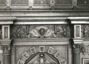 Detail der Brüstung