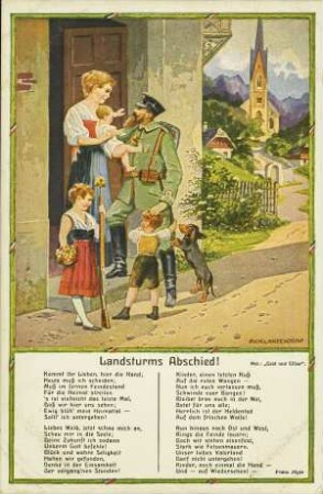 Landsturms Abschied!