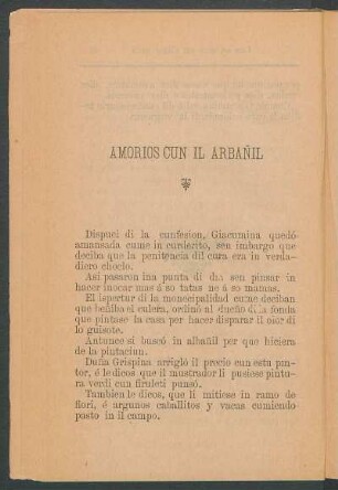 Amorios cun il Abañil