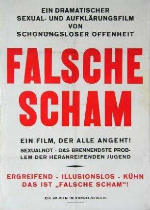 Falsche Scham