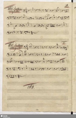 1167. Duettino: Un amplesso prendi o caro / Naumann, J.G.