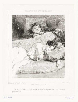 Ne plus m’aimer !..... mais, Paméla, ce serait un luxe que vos moyens ne vous permettent pas., Blatt 2 der Folge "Les Partageuses"