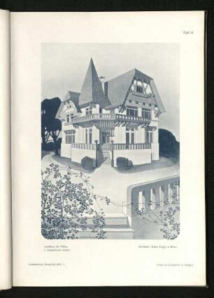 Tafel 8: Landhaus für Pöllau