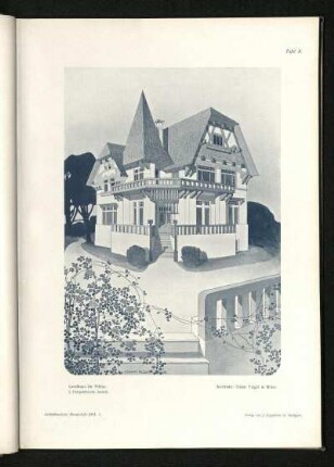 Tafel 8: Landhaus für Pöllau