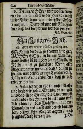 In Hungers-Noth.