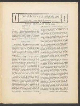 Isabel, la de los cabellos de oro : Novela