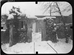 Arnstadt. Ruine An der Liebfrauenkirche