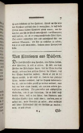 Von Citationen aus Büchern.