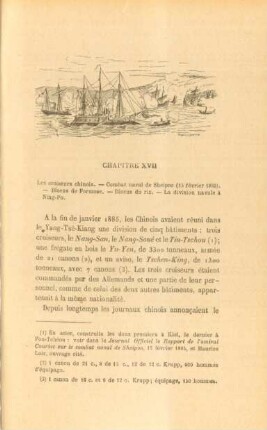Chapitre XVII. Les croiseurs chinois. - Combat naval de Sheipoo ...