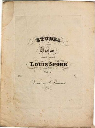 Etudes pour le violon, 1