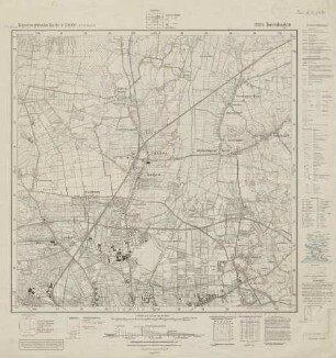 3524 Isernhagen, Topographische Karte 1:25000 (4cm - Karte)