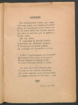 Versos