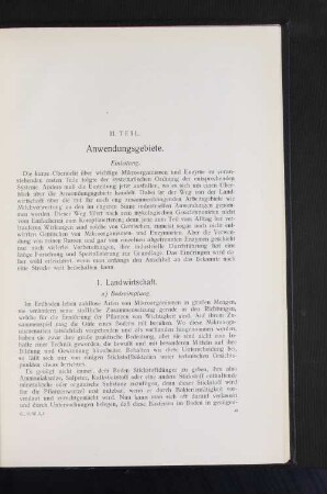 II. Teil. Anwendungsgebiete.