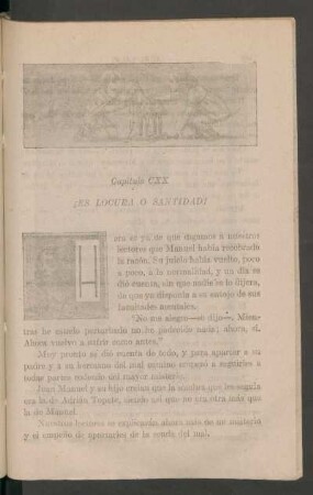 Capítulo CXX - ¿Es locura o santidad?