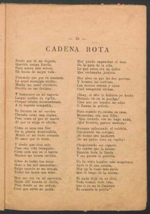 Cadena rota