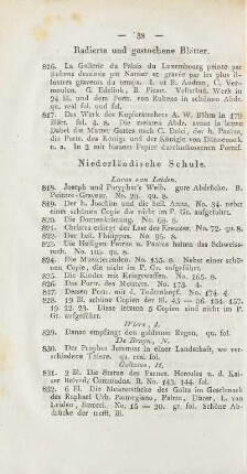 Radierte und gestochene Blätter