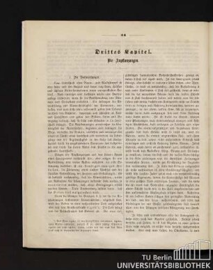 Drittes Kapitel. Die Anpflanzungen.