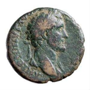 Münze, As, 154 - 155 n. Chr.