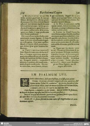 In Psalmum LVII.[i.e. LVI.] Psalmus LVII. [i.e. LVI.]