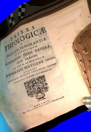 Theses theologicae de peccatis ignorantiae et potissimum ignorantiae iuris naturae