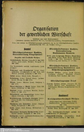 Organisation der gewerblichen Wirtschaft
