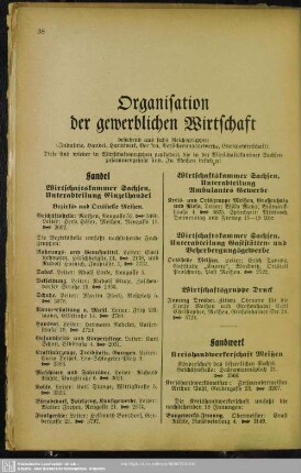 Organisation der gewerblichen Wirtschaft
