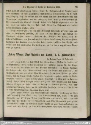 Joseph Wenzel Graf Radetzky von Radetz, k. k. Feldmarschall
